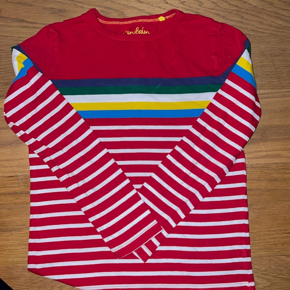 Boys stripes Boden t-shirt